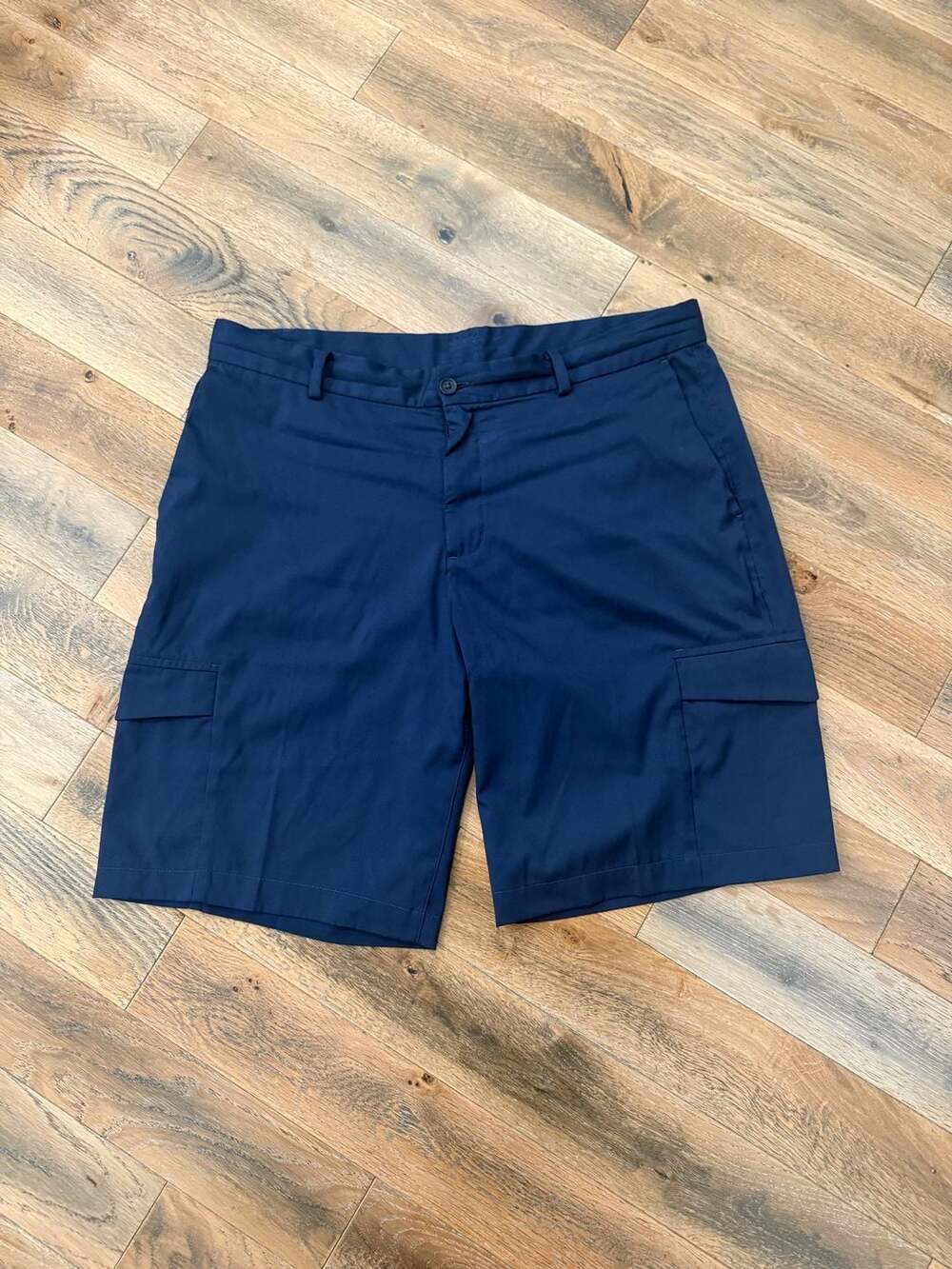 Nike Golf Dri-Fit Standard Fit Cargo Shorts Navy Blue Size 34